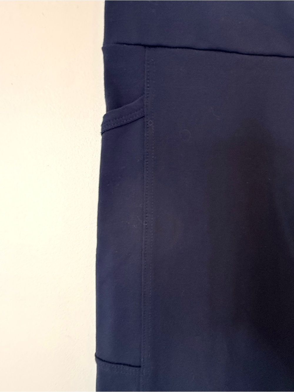 Running Bare Navy Pocket Leggings High Rise Athletic Workout Pants Women’s - Picture 8 of 9